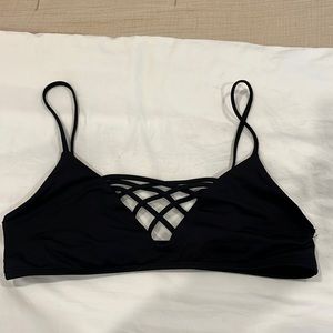 L SPACE crossover swim top